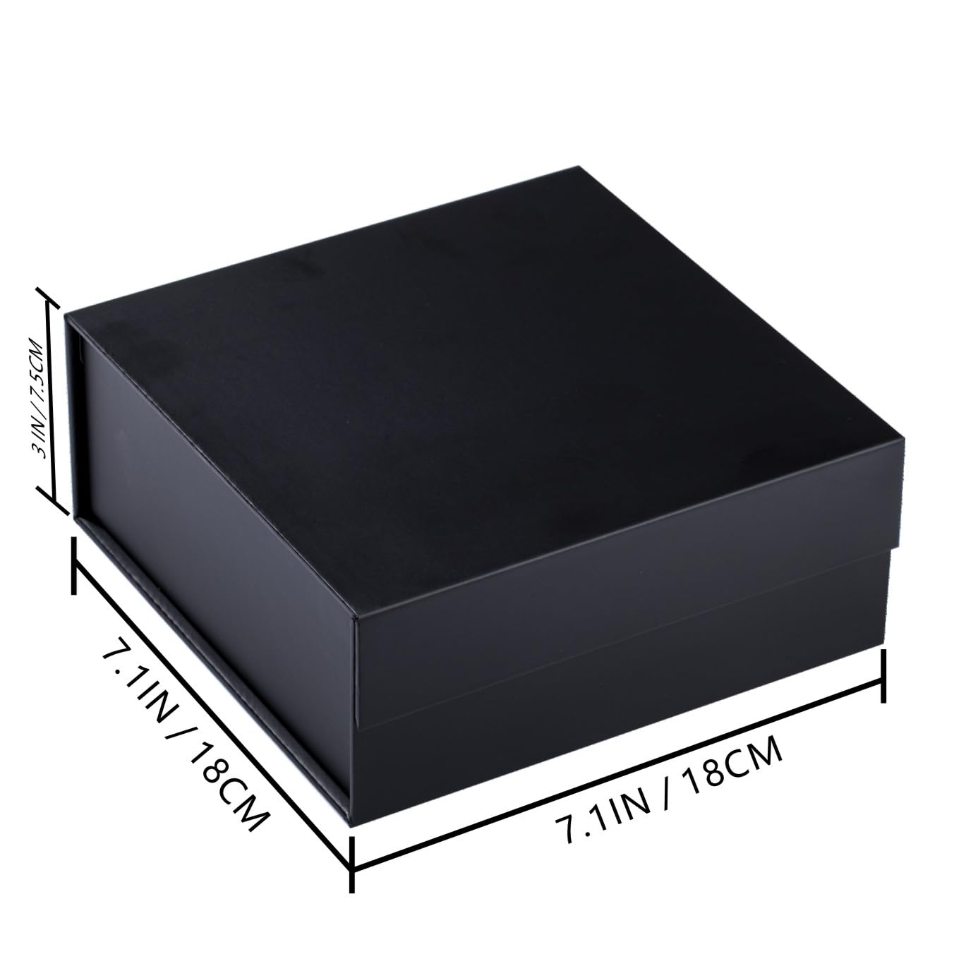 5-Inch IPS Screen Video Gift Box - Custom Black Paper Design with APP Control, 8GB Memory, Type-C Charging - Ideal Greeting Card Box with LCD for Unique Gifting