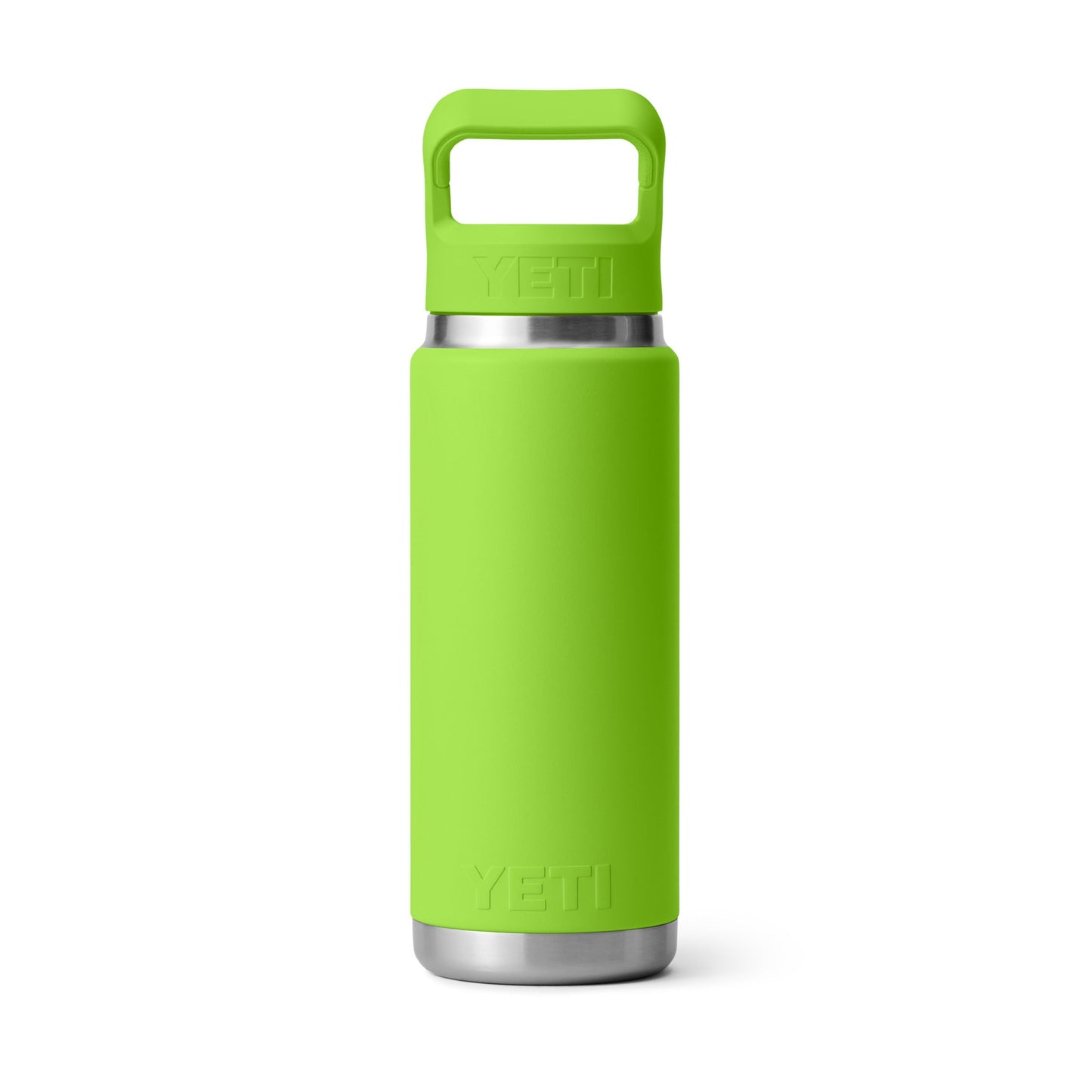 YETI Rambler 26 oz Bottle, Vacuum Insulated, Stainless Steel with Color Matching Straw Cap,Venom