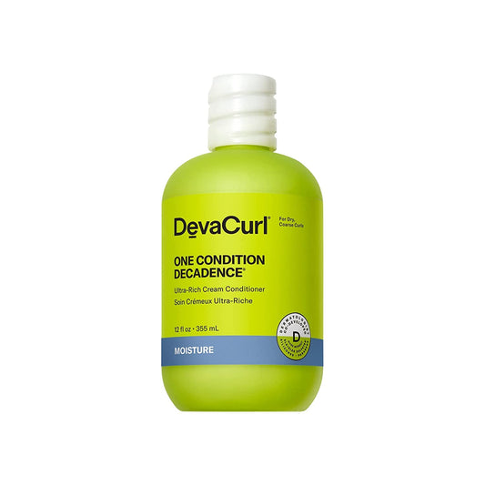DevaCurl One Condition Decadence Ultra-Rich Cream Conditioner, Green Oasis, 12 fl. oz.