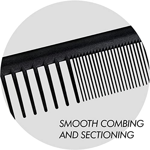 Sam Villa Signature Series Professional 8-Piece Cutting & Hair Parting Comb Set With Case
