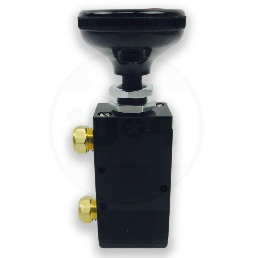 Buyers Products BAV015 4-Way 3-Position Manual Air Valve With Five 1/4 Inch NPT Ports, For Use with Tailgates, Air Compression, Pneumatics, Dump Body Hardware & Accessories