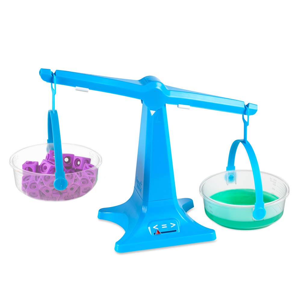 Learning Resources 93405 Nestable Pan Balances Set of 4, Multi