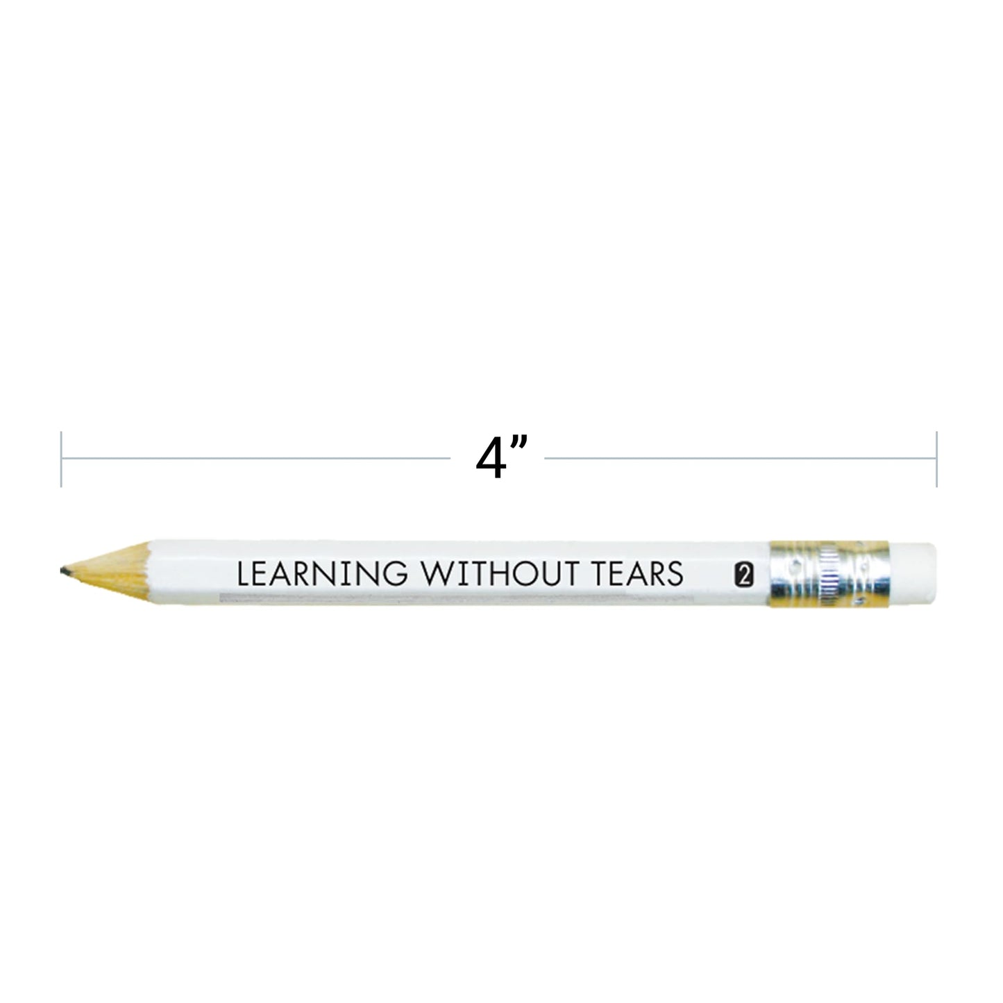Handwriting Without Tears, Pencils for Little Hands, Age 5+, Kindergarten, 144#2 Graphite Pencils, Mini Pencils, Bulk School Supplies, Tutoring, Writing