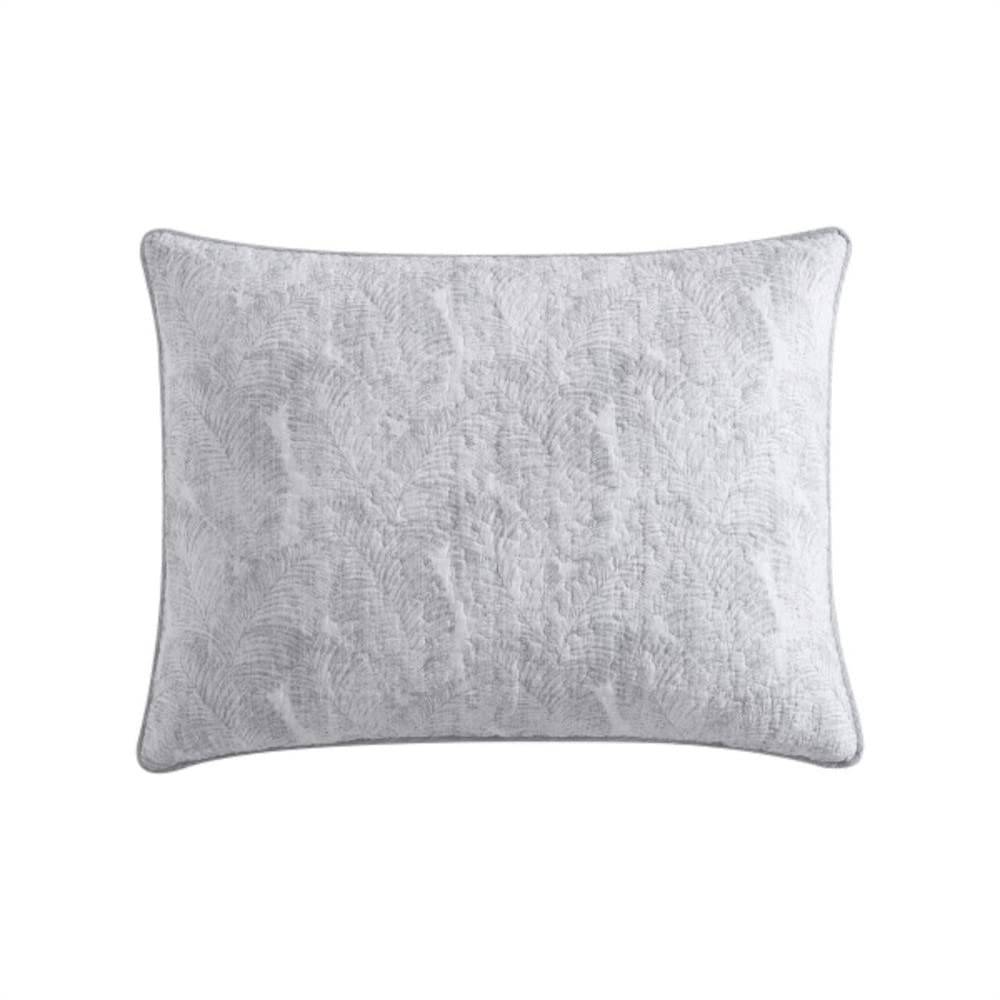 Tommy Bahama - Queen Quilt Set, Reversible Cotton Bedroom Decor with Matching Shams, Coastal Bedding with Textured Reverse(Distressed Water Leaves Grey, Queen)