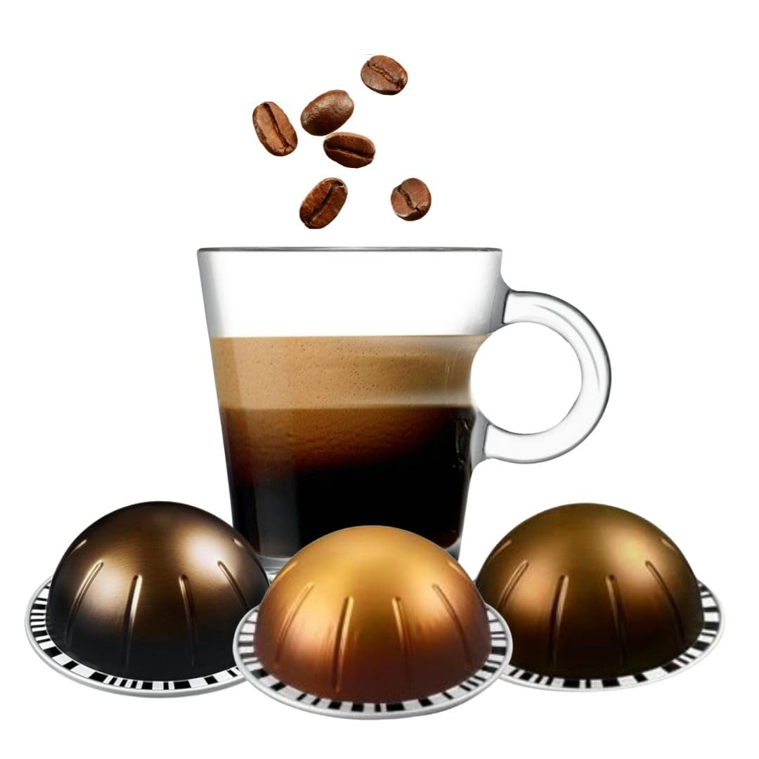 Coffee Capsules Assortment (30 Count, Dolce+Chiaro+Scuro)