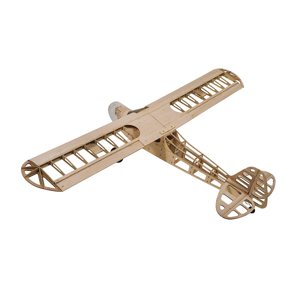 Viloga RC Balsa Airplane Kit Piper Cub J3, Laser Cut 46" Wooden Model Airplanes Kits to Build for Adults, DIY Unassembled RC Plane for Hobby Fly (KIT Only)