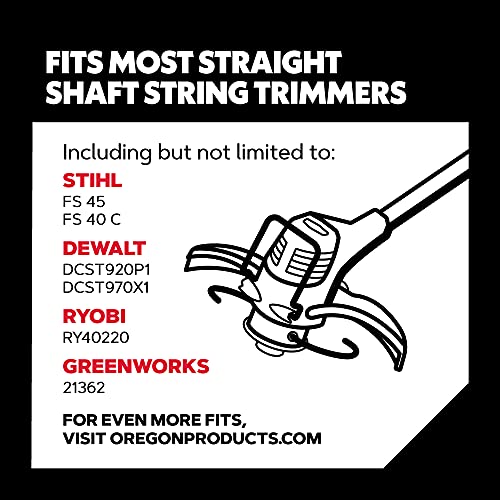 Oregon Magnum Gatorline 095 Trimmer Line Heavy Duty, Professional Square Weed Wacker String for Gas and Electric Grass Trimmer and Brushcutters, Fits Most Standard Models .095" x 685-Foot (22-895)