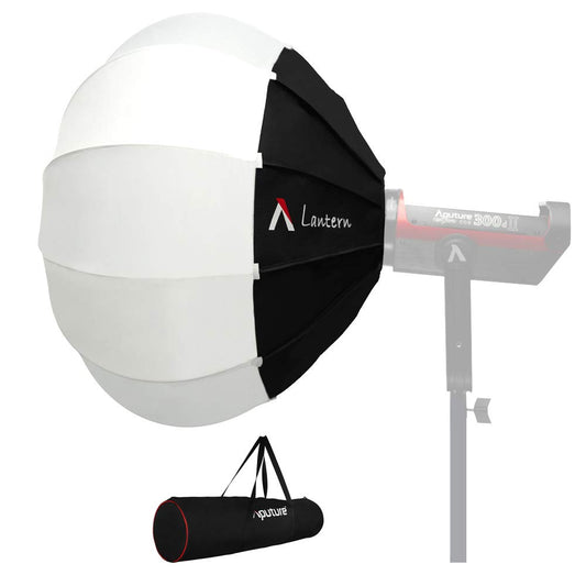 Aputure Lantern Softbox Soft Light Modifier,26inch, Quick-Setup Quick-Folding Aputure Space Light Upgraded for Aputure 300D Mark II 120D 120T 120D Mark II 300X and Other Bowens Mount Light