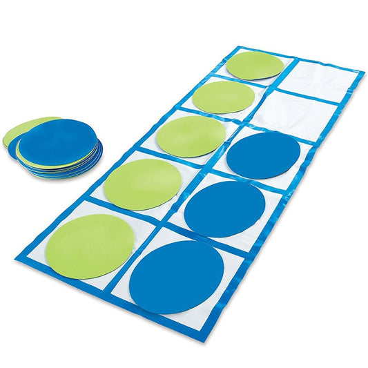 Learning Resources Ten-Frame Floor Mat Activity Set, Math Skills, 22 Pieces, Ages 5+