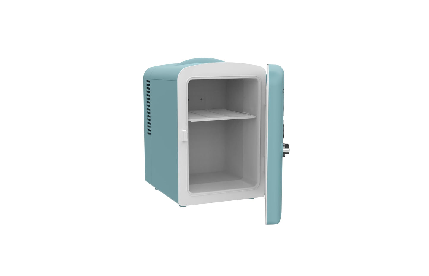 Frigidaire EFMIS171 Retro Mini Portable Personal Fridge - Ideal for Home, Office or Dorm - Includes Carrying Handle, AC/DC Wall/Car Charger (SkyBlu)