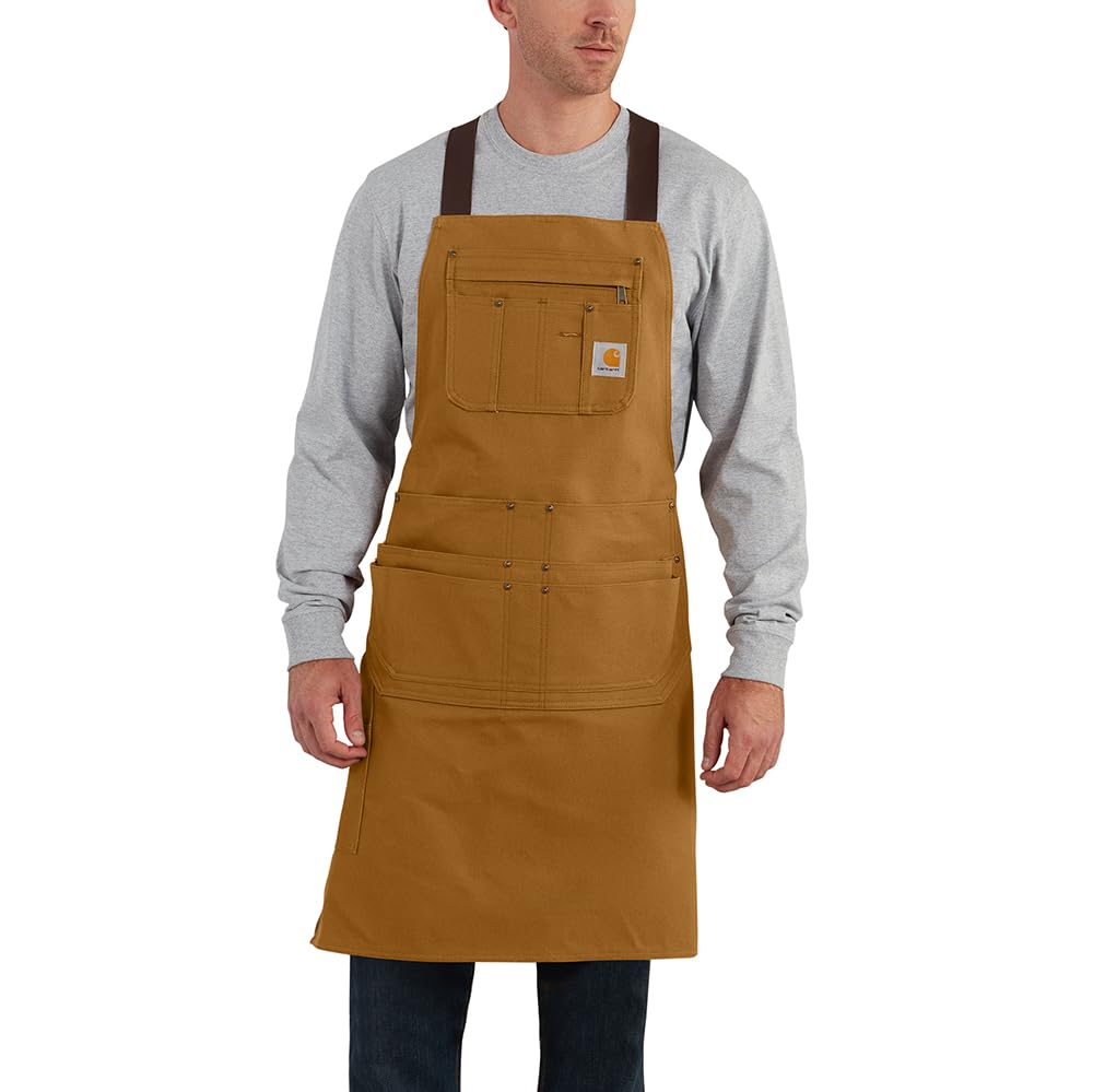 Carhartt Men's Firm Duck Apron, Carhartt Brown, One Size