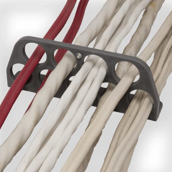 Rack-A-Tiers Cable Chase Wire Bracket (10 Pack), Electrical Wire Bracket, NM Cable Organizer, Wire Holder, NM Cable Support, NMSC Stackers (CC9024.P10)