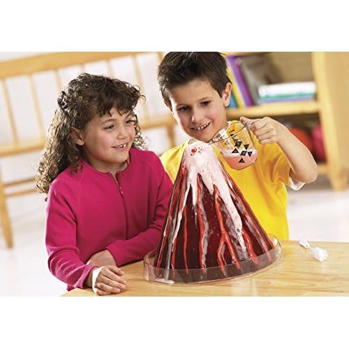 Learning Resources Erupting Volcano Model, Fun Science Learning, Homeschool, Cross-Section Model with Foaming Lava, Ages 6+