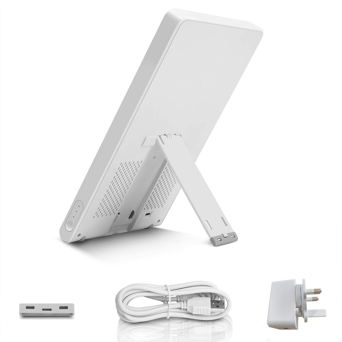 Light Therapy Lamp, SMY Blue Light Energy Lamp and Adjustable LED Blue Light, Tablet One Touch with Timer, 100% UV Free