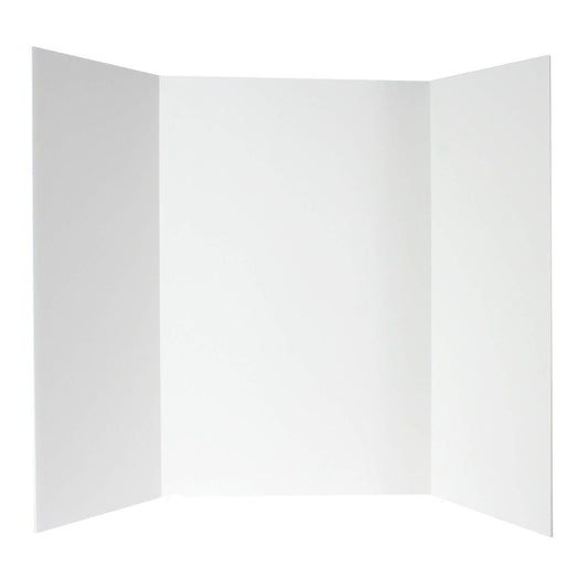 ArtSkills Tri-fold, 28" x 22" Trifold Foam Display Board, White, 28" W x 22" H, 5 Pack