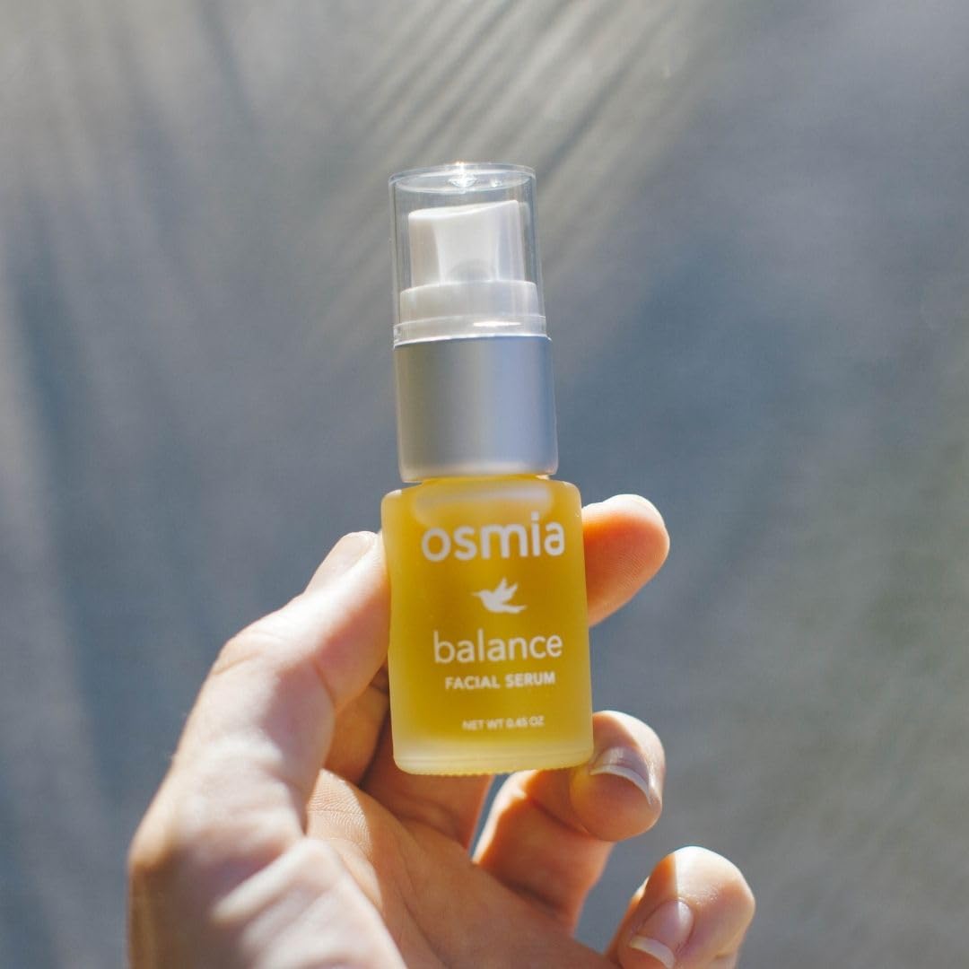 Osmia - Natural Balance Facial Serum | Clean Beauty For Healthy Skin (0.45 fl oz | 13.3 ml)