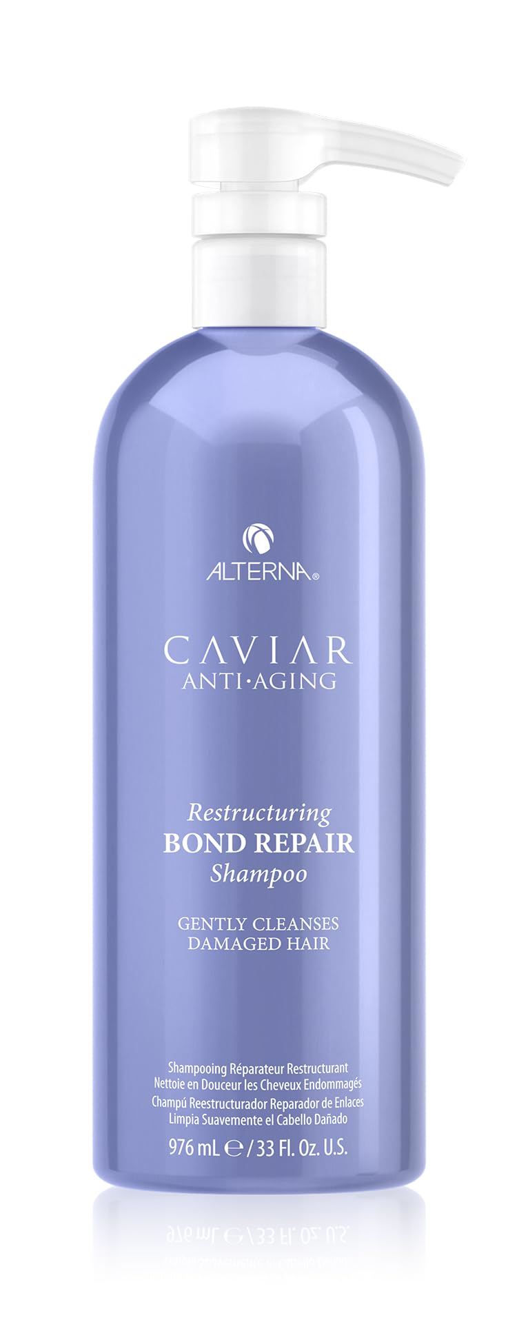 CAVIAR Anti-Aging Restructuring Bond Repair Shampoo 33.8 Fl Oz | For Brittle, Damaged and Split Ends | Repairs, Strengthens & Protects Damaged Hair | Sulfate Free
