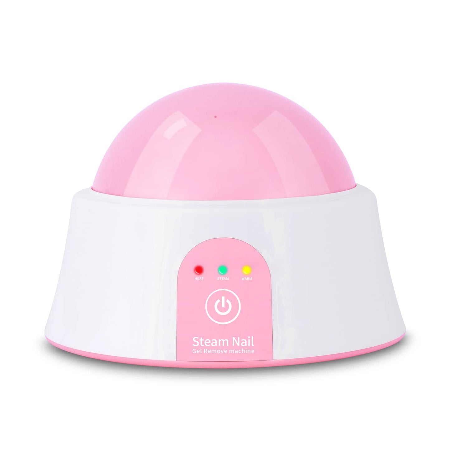 Steam Nail Polish Remover Machine Gel Nail Steamer, Remove Gel Polish Safely without Damaging Nail Bed, Pink