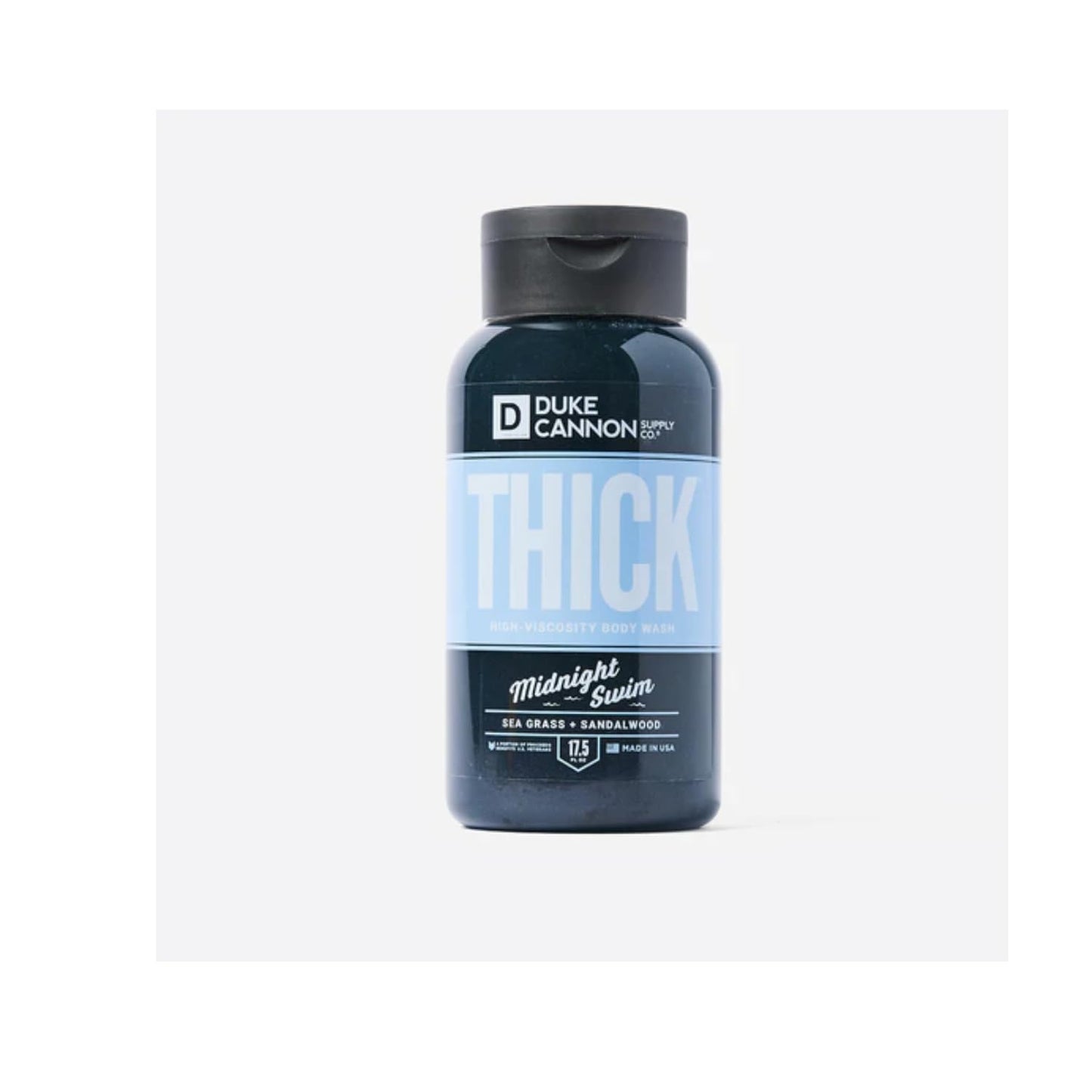 Duke Cannon Supply Co. Thick High Viscosity Body Wash - Midnight Swim 17.5 oz (3 Pack)