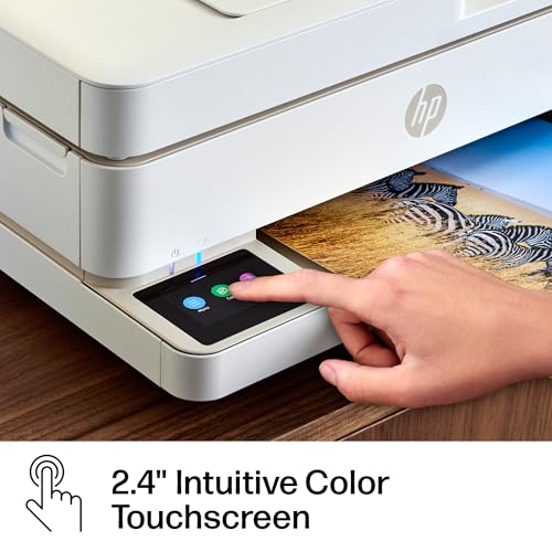 HP Envy 6555e Wireless All-in-One Color Inkjet Printer, Portobello, Print, scan, copy, Duplex printing Best-for-home, 3 month Instant Ink trial included, AI-enabled (714N5A)