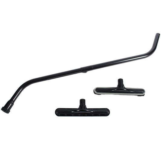 Cen-Tec Systems 94830 Commercial Cleaning Kit with Telescopic Aluminum S-Wand and Vacuum Tools, 14-Inch, Black