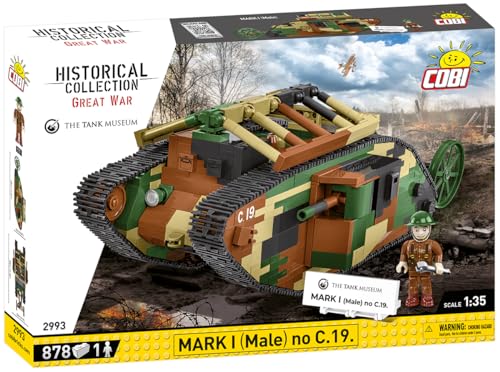 COBI Historical Collection Great War The Tank Museum Mark I (Male) No. C.19.