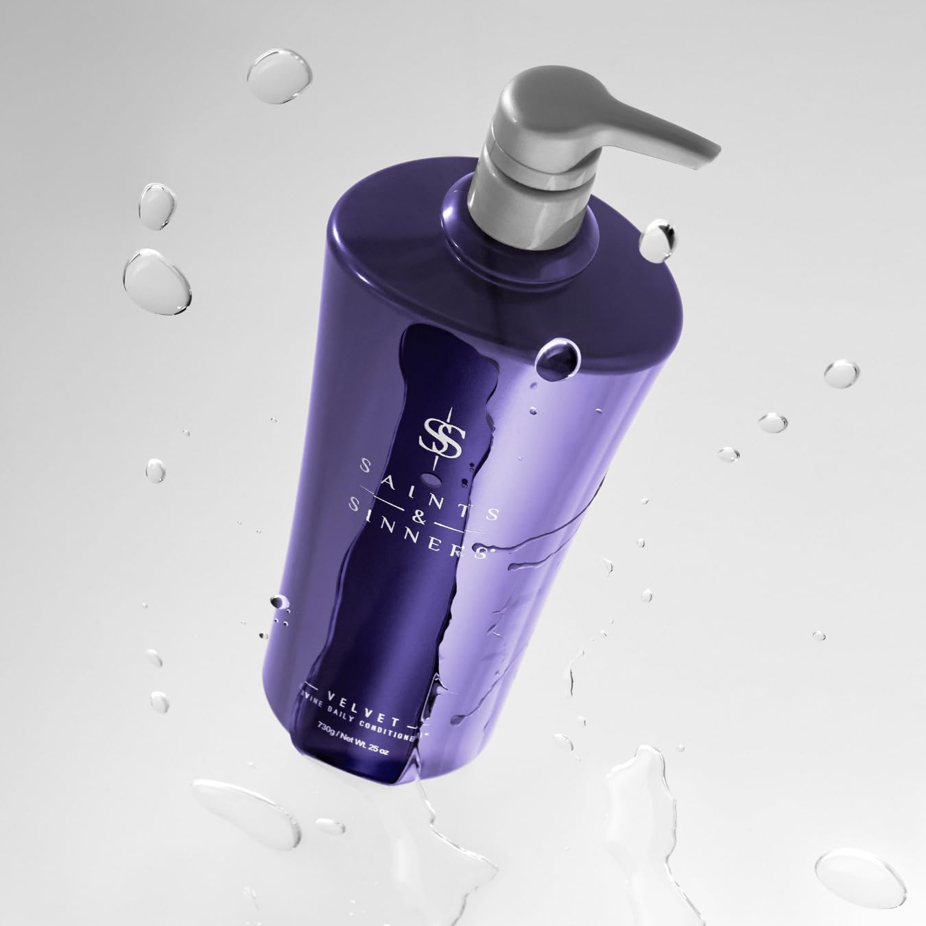 Saints & Sinners Velvet Divine Daily Conditioner for Dry, Moisture-Starved, Damaged Hair - Repair, Strengthen, Detangle & Eliminate Frizz