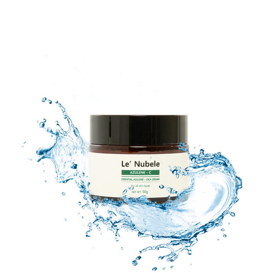 Le' Nubele Azulene Cica Cream | Soothing & Hydrating | Azulene, Centella & Manchurian Birch Bark | Korean Skincare Moisturizer for Sensitive Skin | Anti-Aging & Skin Barrier Care, 1.76 oz (Pack of 1)