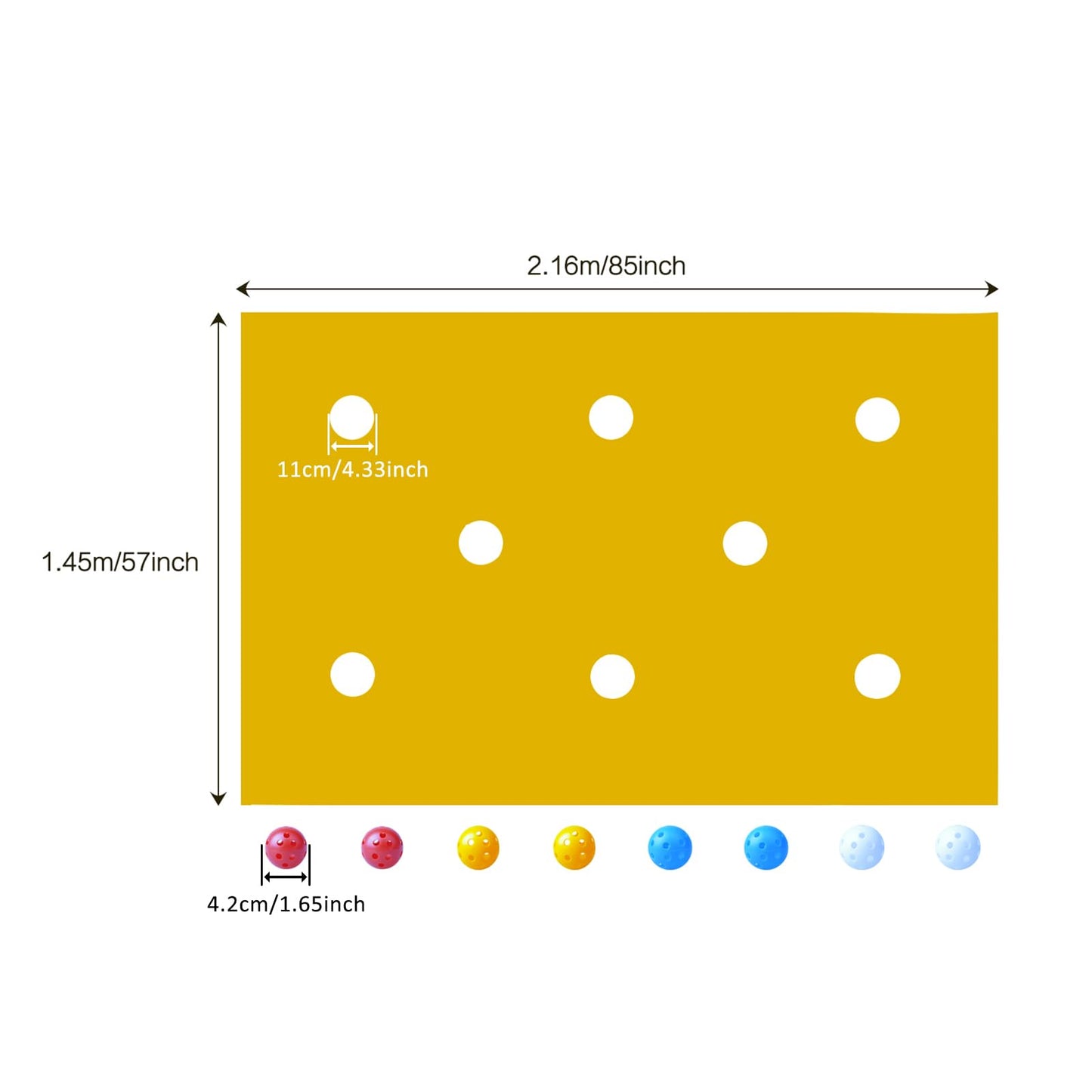 Sonyabecca Hole Tarp Team Building Exercise Activities Games Teamwork Group Learning Fun Playing 84''Lx55''W