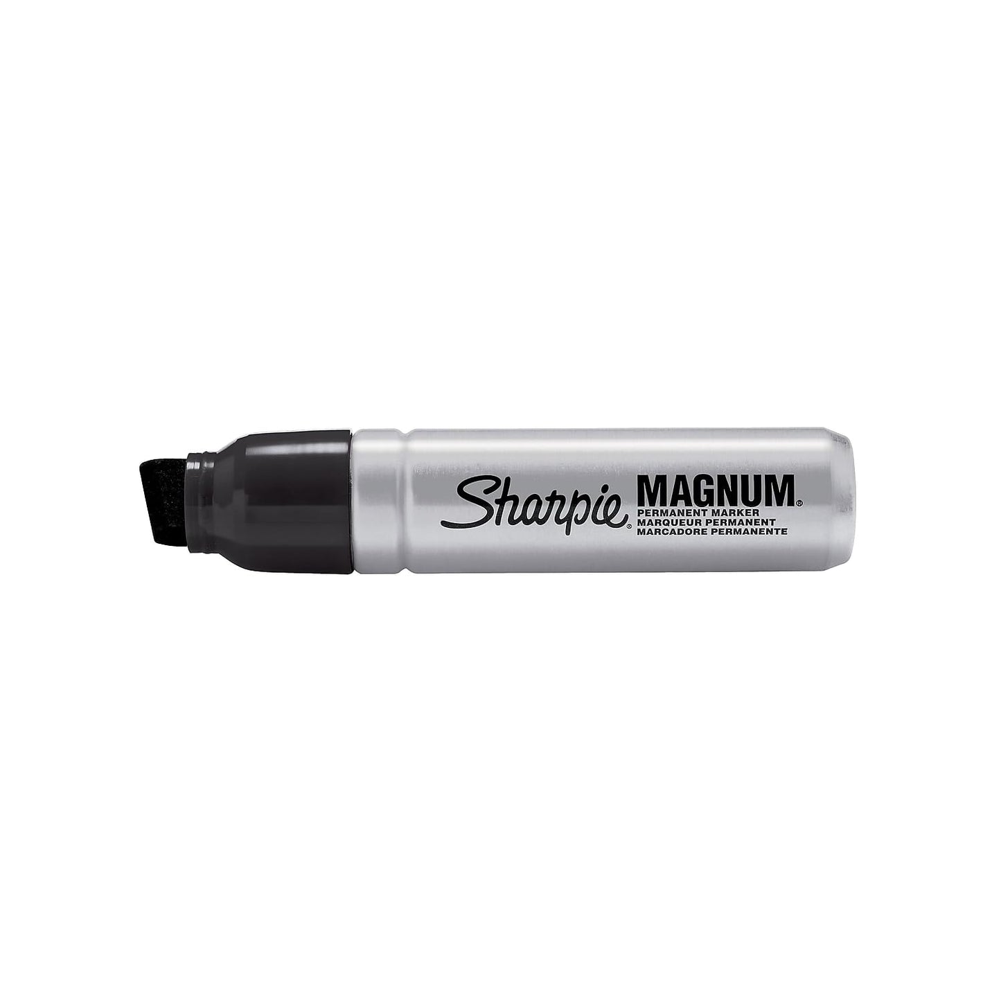 Sharpie Magnum Permanent Markers, Oversized Chisel Tip, Black, 12 Count - Office, Home, Teacher Supplies, Great for Poster Boards