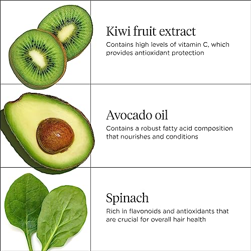 Briogeo Superfoods Avocado + Kiwi Mega Moisture Mask, Protein-Free, Deep Hydration, Enhance Shine, Moisturizing Mask for Dry Hair, Lock In Moisture, Vegan, Cruelty-Free, 8 fl oz