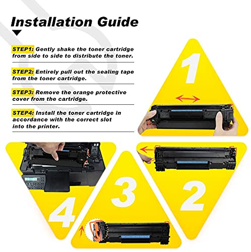 v4ink 2PK CF248A Toner Cartridge Black Compatible Replacement for HP 48A Toner Cartridge Black Ink for HP Laserjet Pro M15 M15W M28W M29W MFP M14-M17 M28-M31 M29 W2G51A Y5S53A Toner Cartridge Printer