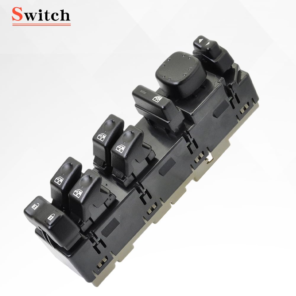 15883323 Front Driver Door Window Control Switch Compatible with 2003-2007 Chevrolet Avalanche Silverado Suburban Tahoe Cadillac Escalade Gmc Sierra, Replace # DWS-220