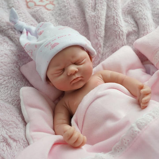 12" Reborn Baby Dolls,Newborn Baby Doll, Real Full Body Silicone Baby Dolls, Not Vinyl Dolls - 19