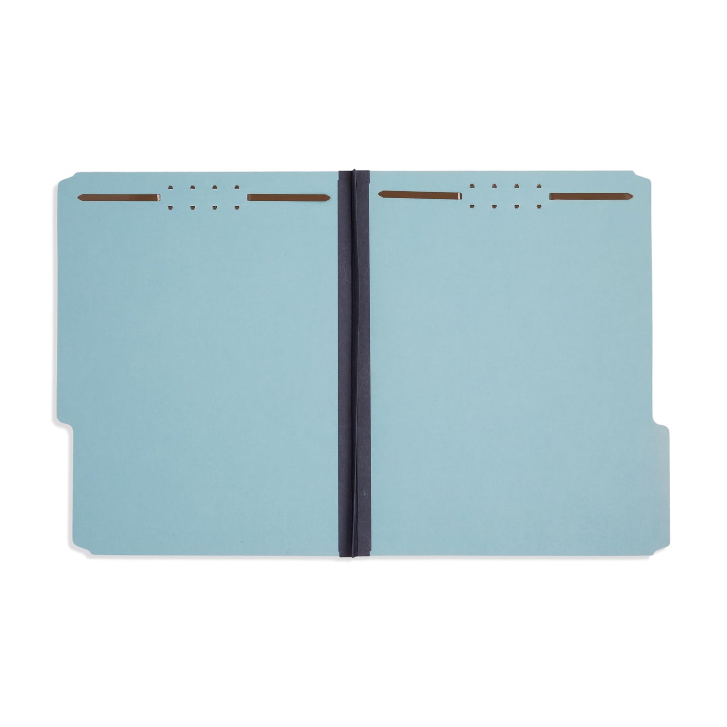 Blue Summit Pressboard File Folders, 1 Inch Expansion Pressboard Folders Letter Size, Light Blue – 25 Pack