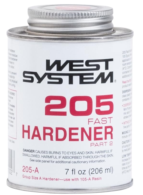 WEST SYSTEM 105A Epoxy Resin (32 fl oz) Bundle with 205A Fast Epoxy Hardener (7 fl oz) and 300 Mini Pumps Epoxy Metering 3-Pack Pump Set (3 Items)