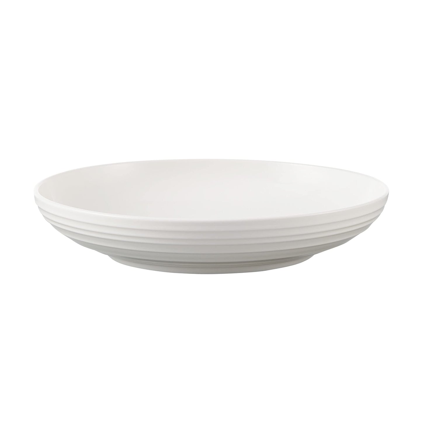 Mikasa Ciara Bone China Lightweight Chip Resistant Set of 4 Pasta Bowls Set, 8 Inch, White