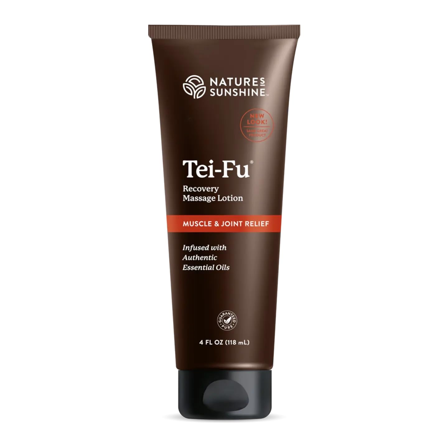 Tei-Fu Muscle Recovery Lotion by Nature's Sunshine, Natural Pain Relief Cream Made With Essential Oils Penetrates Deep to Provide Back Pain Relief for Sore Muscles and Joints, Paraben-free