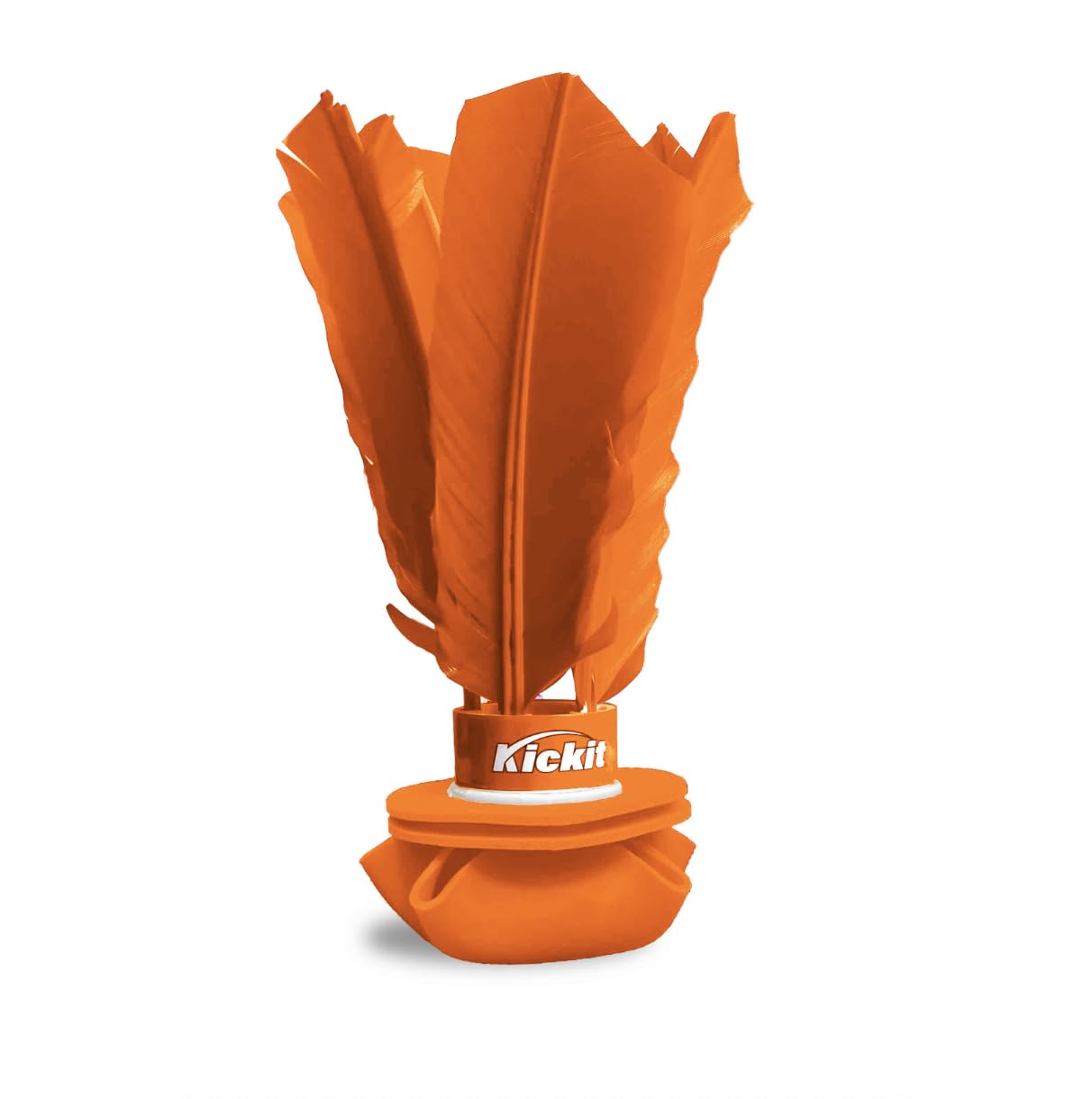 Kickit | The Original Birdie Soccer Trainer | Play Outdoors, Indoors or Backyard, Beach or Tailgate (Orange)