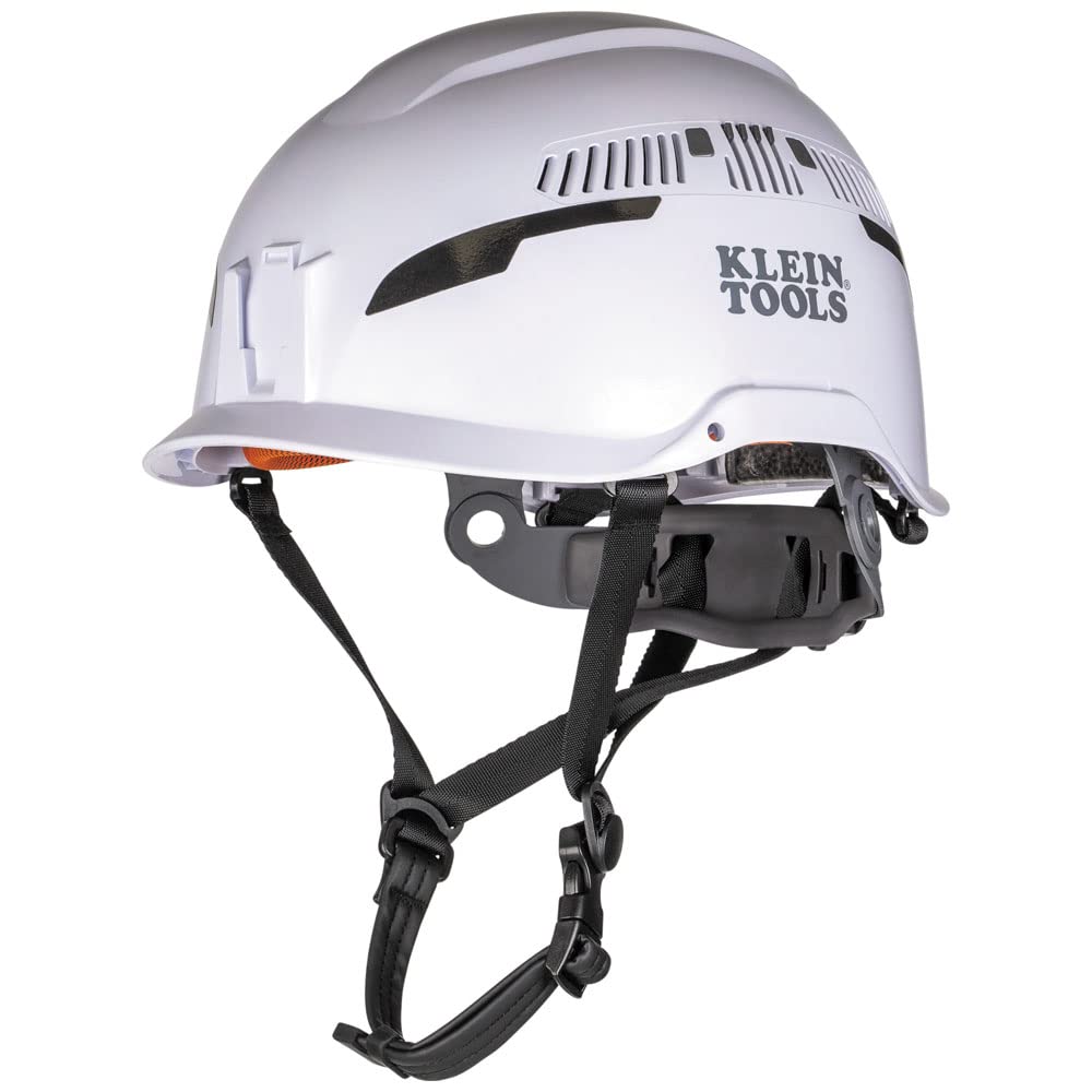 Klein Tools 60565 Safety Helmet, Type-2 Safety Helmet, Vented, Class C, White