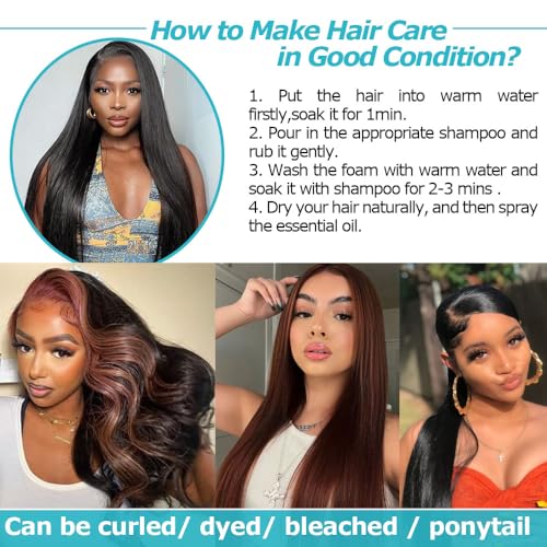 AnJudyReid Straight Hair Bundles 13A Brazilian Virgin Human Hair Bundles Straight 22 Inch 100% Unprocessed Virgin Hair 1 Bundles Straight Weave Hair Human Bundles