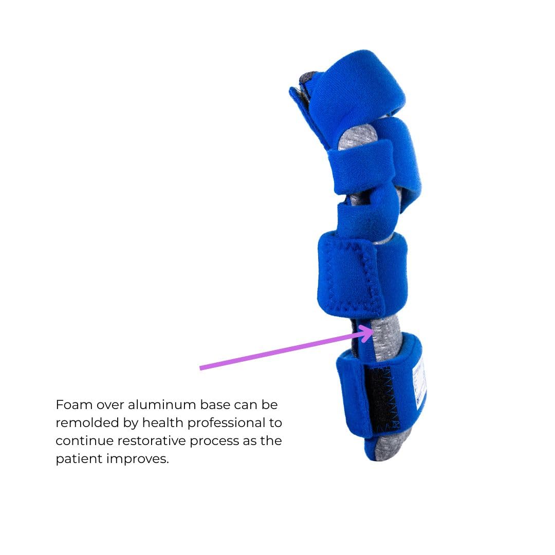 Restorative Medical BendEase Hand Splint - Wrist Pain Support for Carpal Tunnel, Arthritis and Stroke Recovery (Medium - Right)