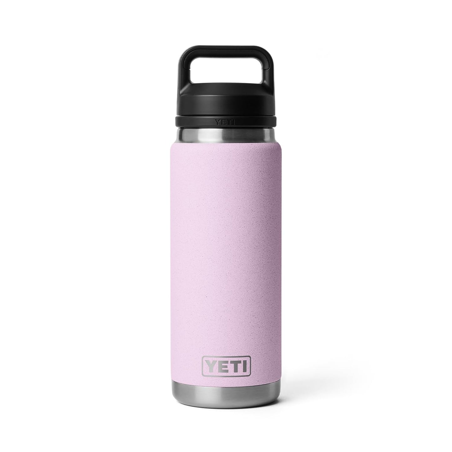YETI Rambler 26 oz Bottle, Leakproof, Vacuum Insulated, Stainless Steel with Chug Cap, Cherry Blossom - Textured