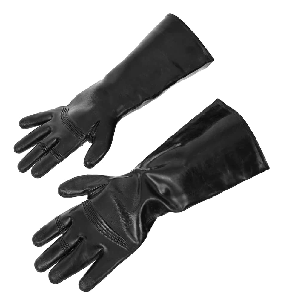 MIRA Safety Protective CBRN Gloves | Reusable Chemical Resistant Heavy-Duty Industrial Work Gloves | Black 1 Pair XS to XXL (Small (SM))