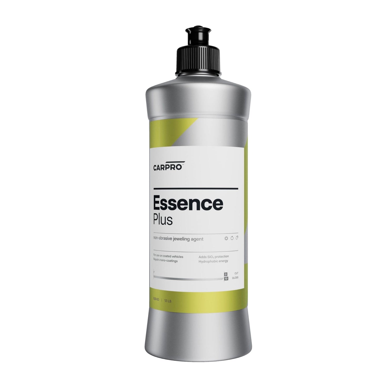 CARPRO Essence Plus Non-Abrasive Gloss Agent, SiO2, Blend of Ceramic Coat Repair Agents, High Gloss Quartz Resins, and Hydrophobic Nanoparticles for Repairing Durable Ceramic Coatings - 500ml (17oz)