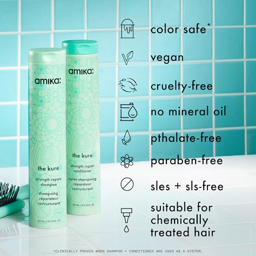 amika the kure strength repair conditioner, 500ml