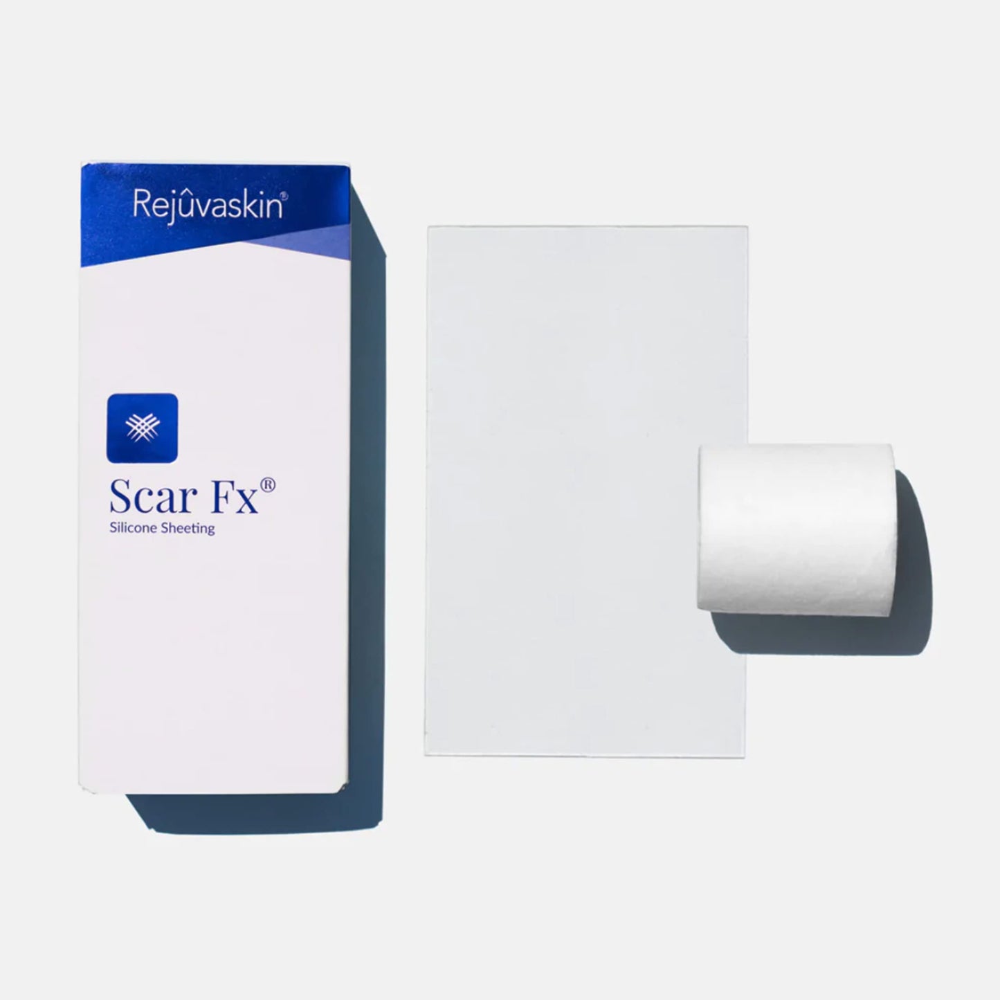 Rejuvaskin Scar Fx Silicone Sheeting, 3 Inch x 5 Inches Silicone Tape for Medium Surgical Scars, 1 Sheet, Soften, Flatten & Reduce the Appearance of Scars