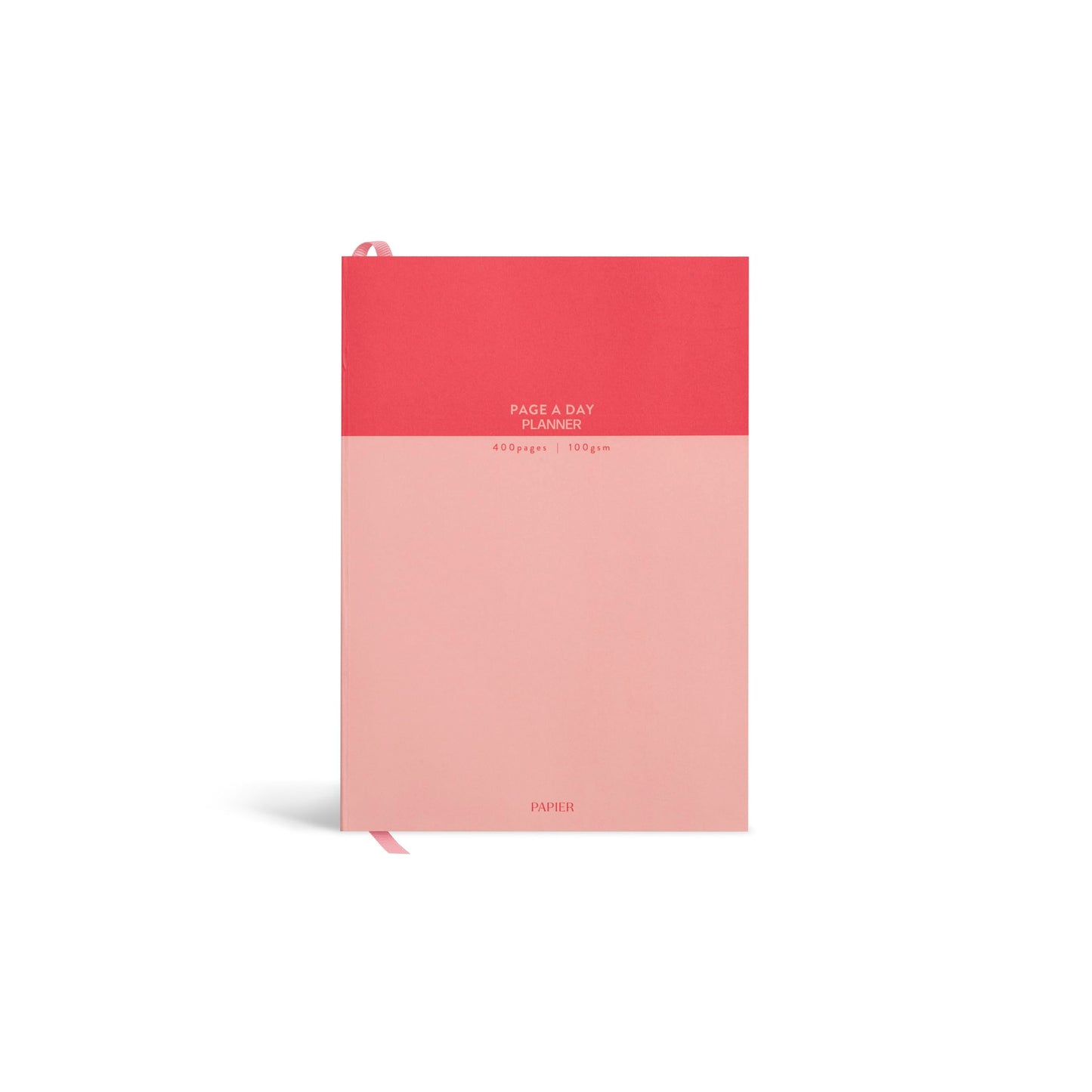 Papier Undated Daily Planner, Pink, 8.46"L x 6.02"W