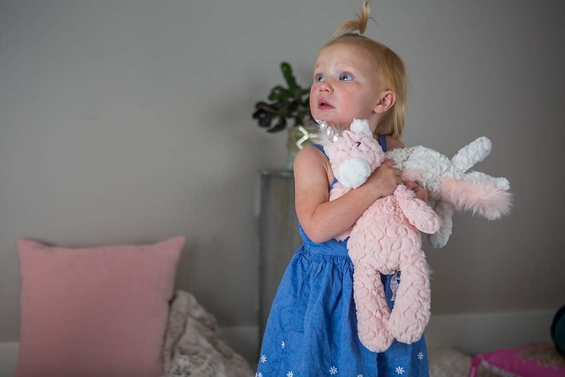 Mary Meyer - Putty Animal Toy - Soft and Huggable Stuffed Animal for Kids and Toddlers - Blush Unicorn - 13"