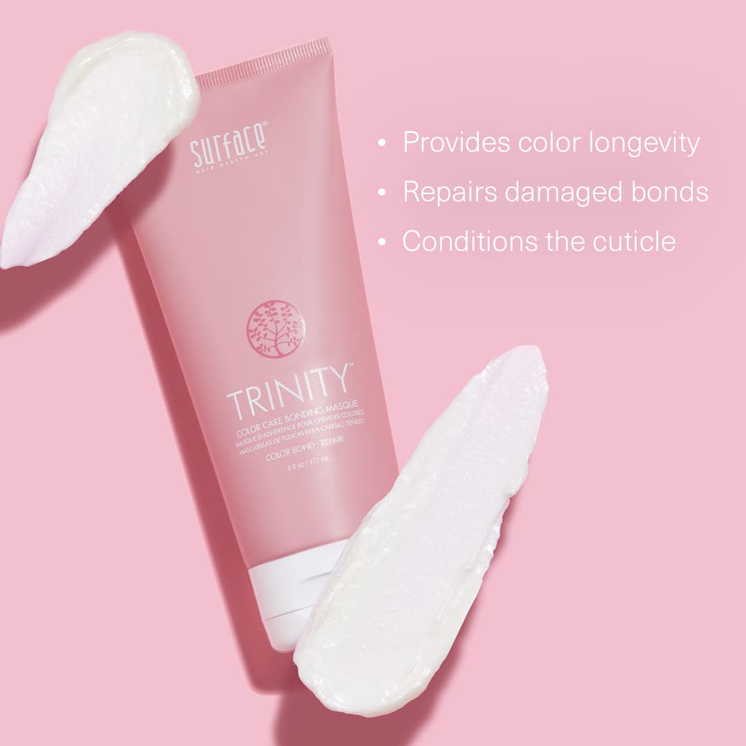 Surface Hair Trinity Bonding Masque, Deep Bonding Repair For Longer Lasting Color, With Amaranth Flower, Rice Extract And Moringa Oil